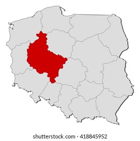 Map - Poland, Greater Poland