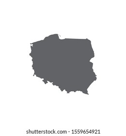 map of Poland. Vector illustration