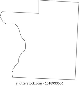 map of polk county in state of Wisconsin