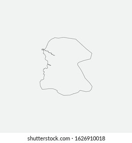 Map of Port-au-Prince - Haiti graphic element Illustration template design