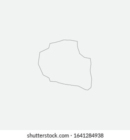 Map of Porto-Novo - Benin graphic element Illustration template design
