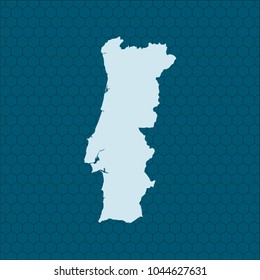 map of Portugal