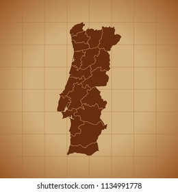 map of Portugal
