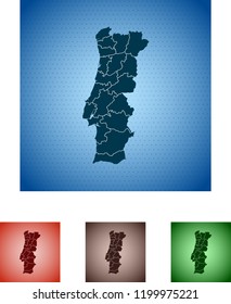 map of Portugal
