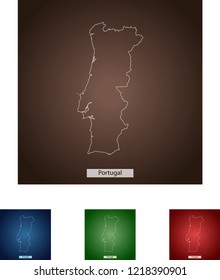 map of Portugal