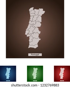 map of Portugal