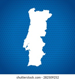 map of Portugal