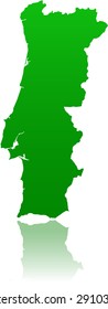 map of Portugal