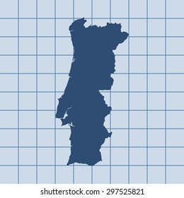 map of Portugal
