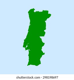 map of Portugal
