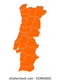 Map of Portugal