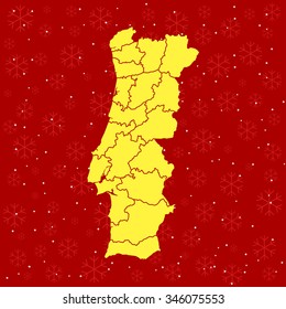map of Portugal