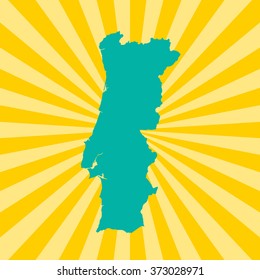 map of Portugal