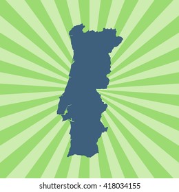 map of Portugal