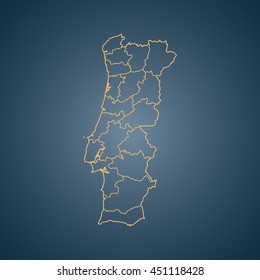 map of Portugal