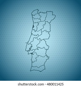 map of Portugal