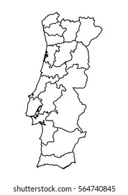 Map of Portugal