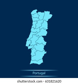 map of Portugal