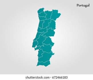 Map of Portugal