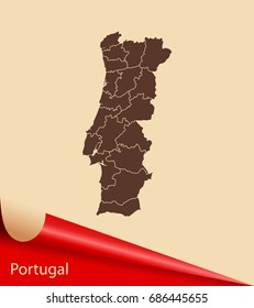 map of Portugal