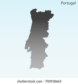 map of Portugal 