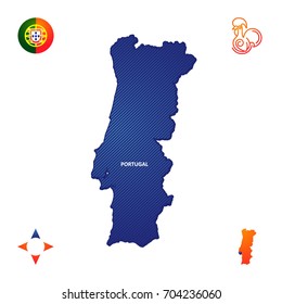 map of portugal