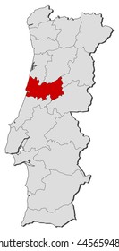 Map - Portugal, Coimbra