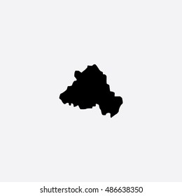 Map of Portugal Vector Illustration
