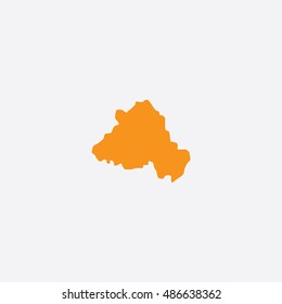 Map of Portugal Vector Illustration