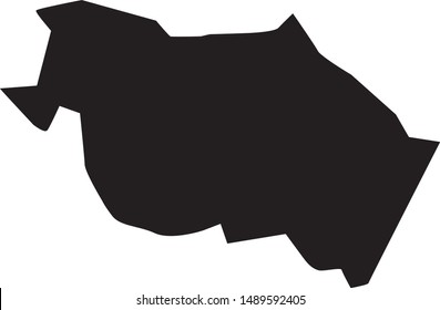 Map of powell in the state of Kentucky