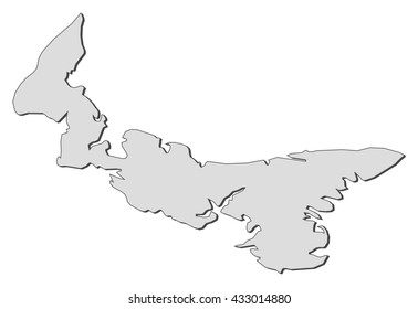 Map - Prince Edward Island (Canada)