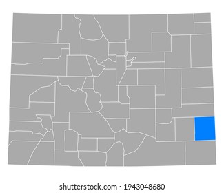 Mapa de las prostitutas en Colorado sobre fondo blanco