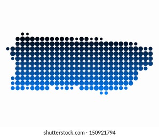 Map of Puerto Rico