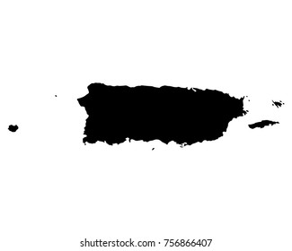 Map of Puerto Rico