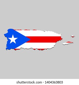 Map Puerto Rico and