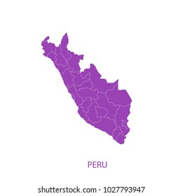 Map Purple of 00 vecter illustration eps10.