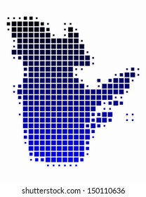 Map of Quebec
