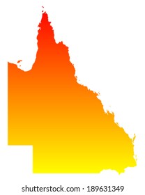 Map of Queensland