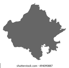 Map - Rajasthan (India)