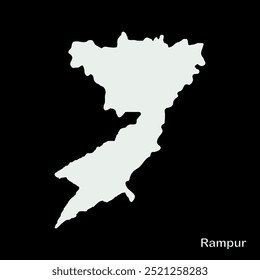 Mapa de Rampur Block, Distrito de Kaimur, Estado de Bihar, República de la India, Gobierno de Bihar, territorio indio, India oriental, política, aldea, turismo