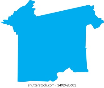map of Rapides county in louisiana