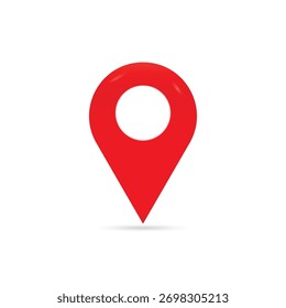 design do vetor de cor vermelha do mapa