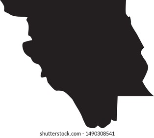 map of Red River county in louisiana
