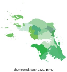 map of regency in the province of west papua