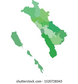 map of regency in the province of west sumatra
