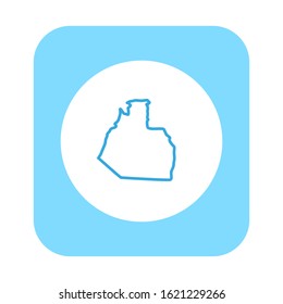 map, from region of Al Muthanna country of iraq