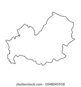 Map region of Italy - Molise. Vector