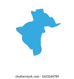 map of region of la vega, in country of dominican republic