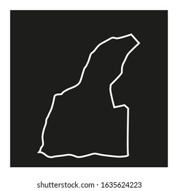 Map Of Region Laayoune Bonujour Sakia El Hamra In Country Of Morocco