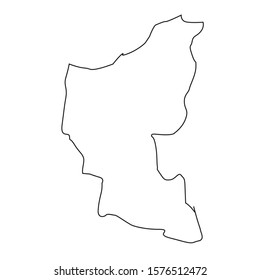 map of region of lacs yamoussou in country of ivory coast